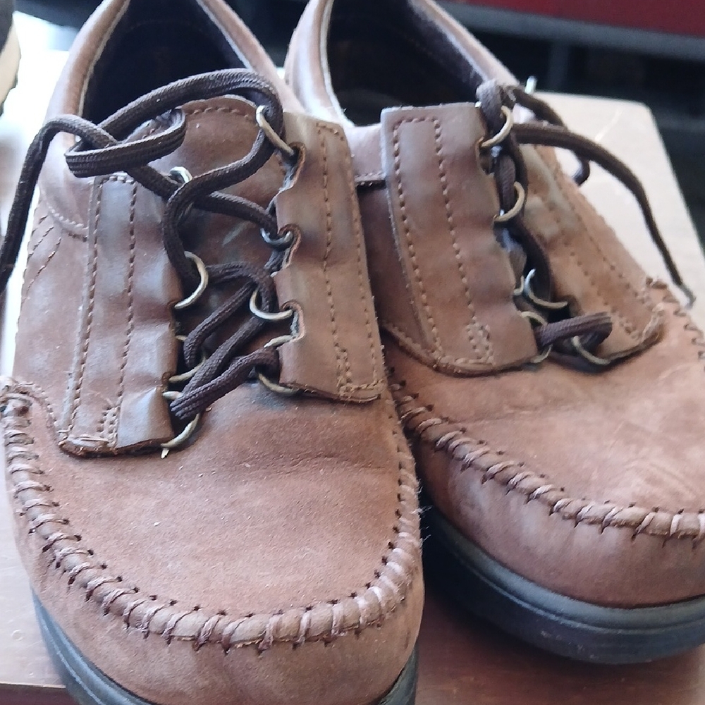 Dexter Brown Suede Moc Toe Slip-On Loafers